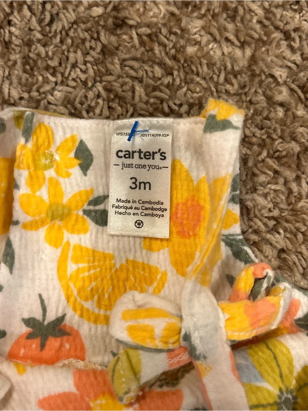 Girls summer lot of 6 clothes 0-3 months